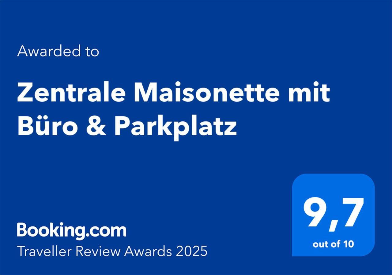 Zentrale Maisonette Mit Buero & Parkplatz Грисхайм Екстериор снимка